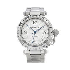 2008 Cartier Pasha de Cartier Stainless Steel W31029M7 Wristwatch