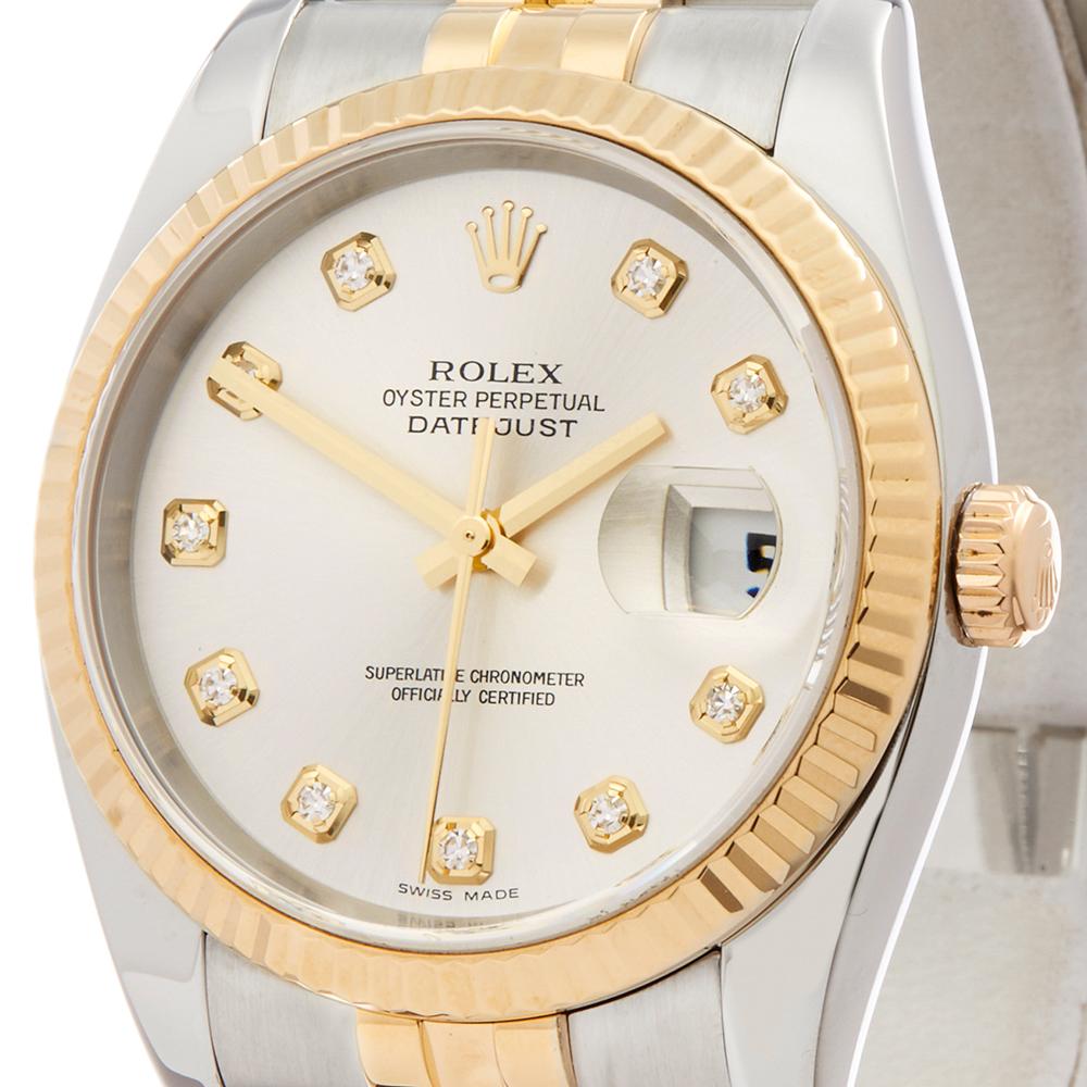 2005 Rolex Datejust Steel & Yellow Gold 116233 Wristwatch 1