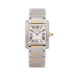 2000 Cartier Tank Francaise Steel and Yellow Gold W51007Q4 Wristwatch
