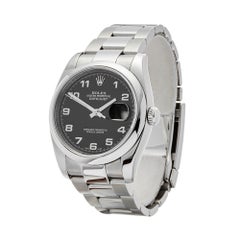 2006 Rolex Datejust 36 Stainless Steel 116200 Wristwatch
