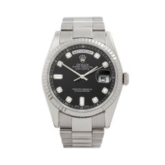 2000 Rolex Day-Date White Gold 118239 Wristwatch