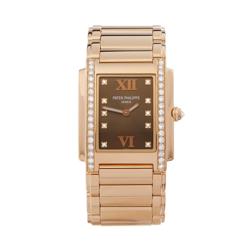2010
s Patek Philippe Twenty-4 Rose Gold 4910/11R Wristwatch