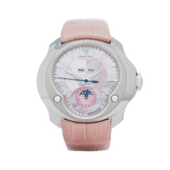 2012 Franc Vila Selenity Diamonds Pink Mother of Pearl FVT71 Wristwatch