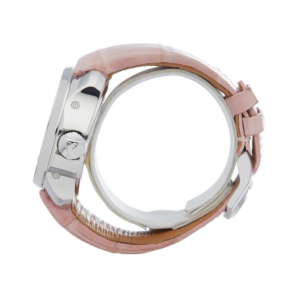 2012 Franc Vila Selenity Diamonds Pink Mother of Pearl FVT71 Wristwatch 2