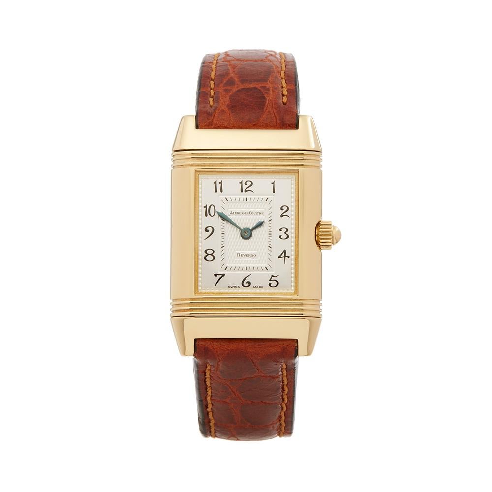 2000's Jaeger-LeCoultre Reverso Yellow Gold 266.1.44 Wristwatch