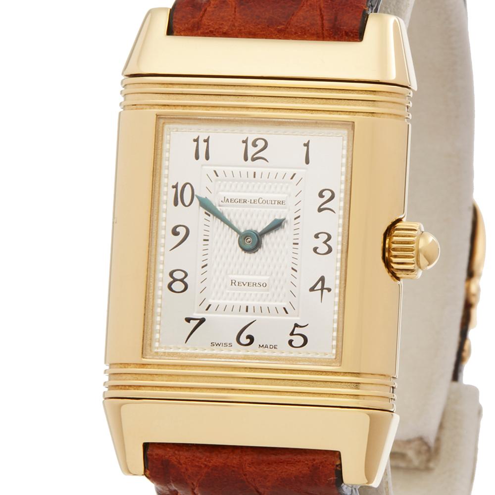 2000's Jaeger-LeCoultre Reverso Yellow Gold 266.1.44 Wristwatch In Excellent Condition In Bishops Stortford, Hertfordshire