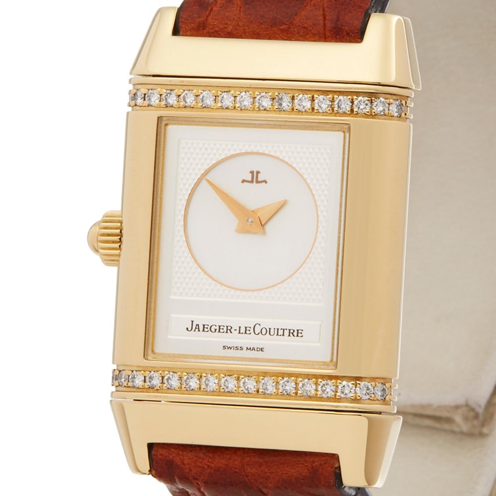 Women's 2000's Jaeger-LeCoultre Reverso Yellow Gold 266.1.44 Wristwatch