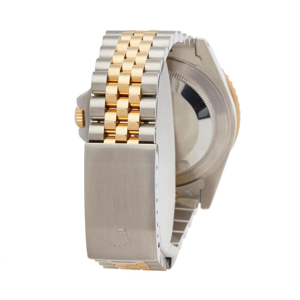 1990 Rolex GMT-Master II Rootbeer Steel & Yellow Gold 16713 Wristwatch 2