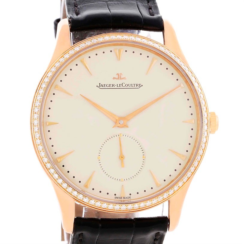 Jaeger Lecoultre Master World Geographic 146.2.32.S w/ 8 mm Band, Rose