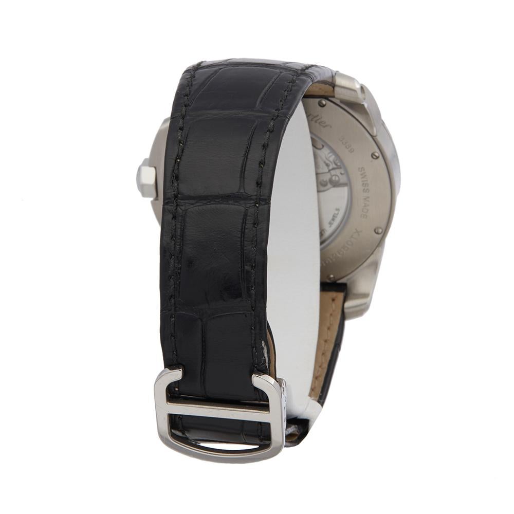 2010s Cartier Calibre Stainless Steel 3389 Wristwatch 1