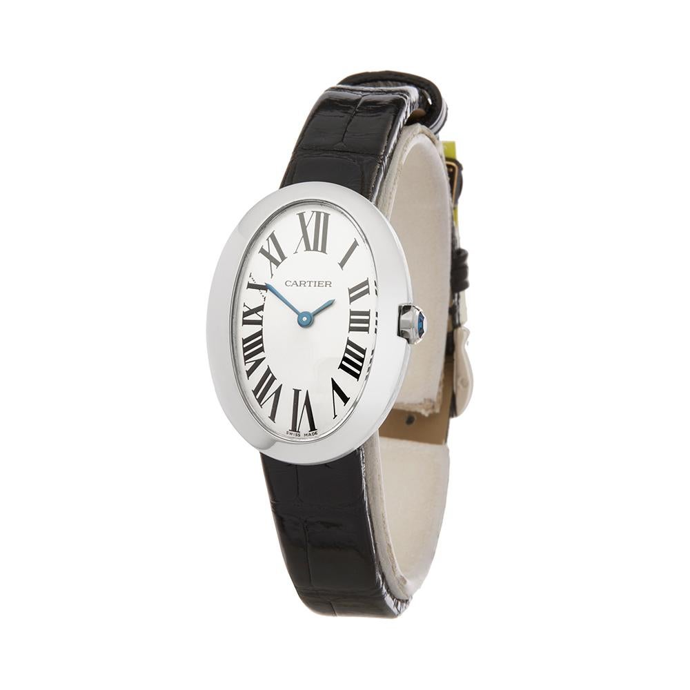 2010's Cartier Baignoire White Gold W8000001 Wristwatch 2