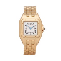 2000s Cartier Panthère Yellow Gold 8057 Wristwatch