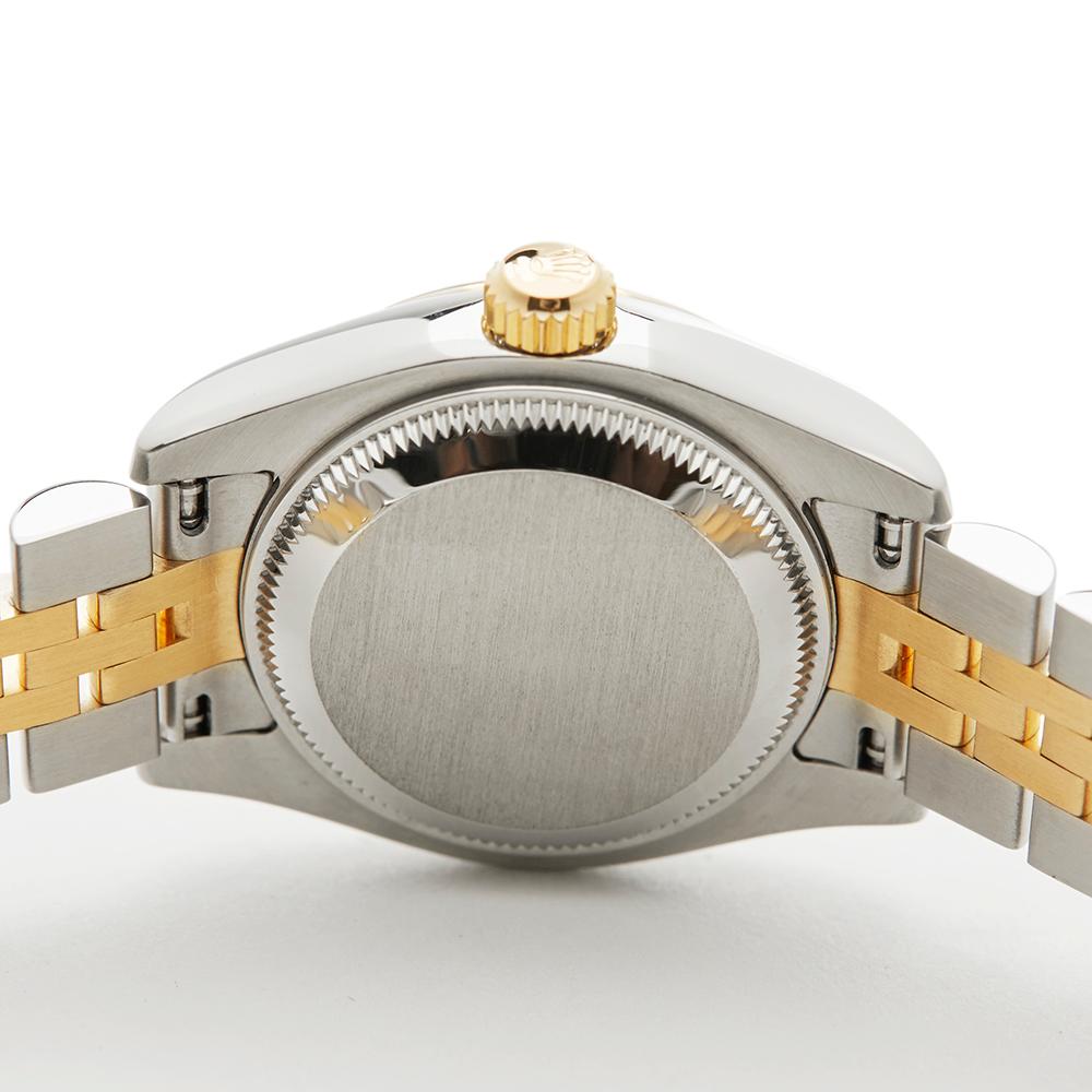 Women's 2004 Rolex Datejust Steel and Yellow Gold 179173 Wristwatch