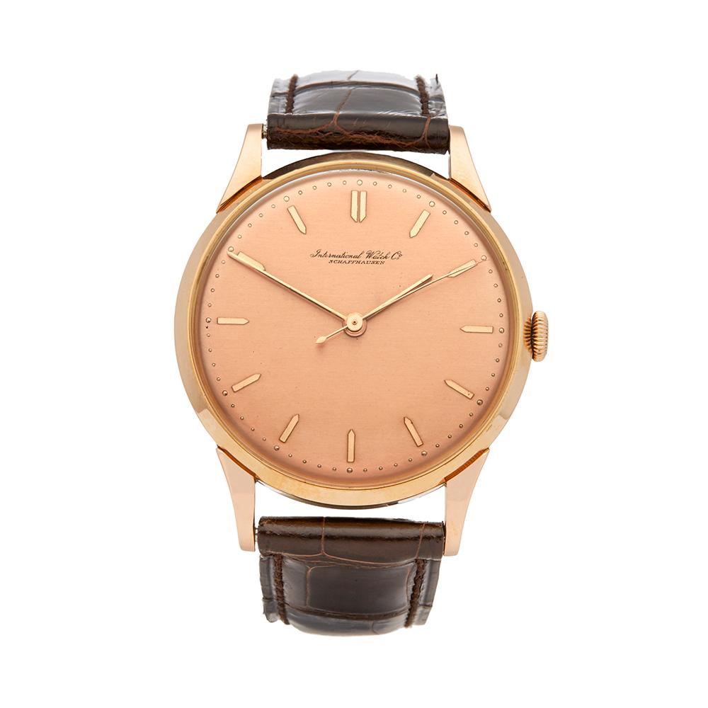 1949 IWC Vintage Cal.89 Rose Gold Wristwatch at 1stDibs iwc cal