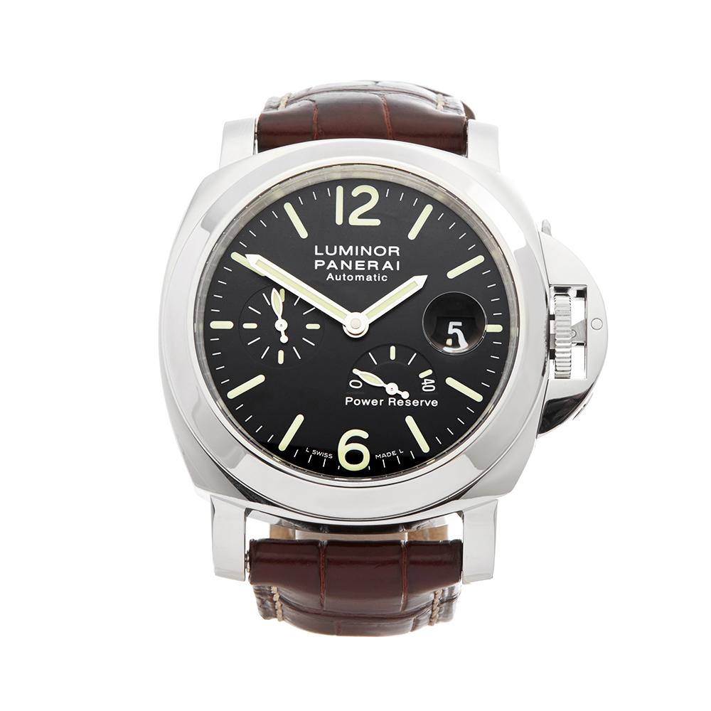 2011 Panerai Luminor Power Reserve Stainless Steel PAM00090 Wristwatch