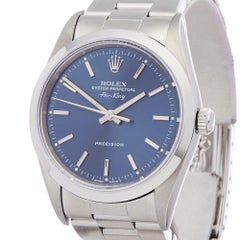 1997 Rolex Air King Stainless Steel 14000 Wristwatch