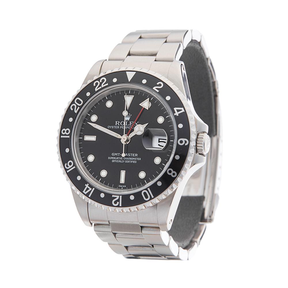 1997 Rolex GMT-Master Stainless Steel 16700 Wristwatch 1