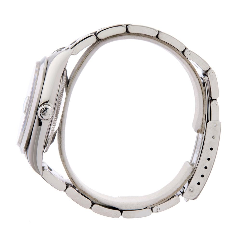 2002 Rolex Oyster Perpetual Date Stainless Steel 15200 Wristwatch In Good Condition In Bishops Stortford, Hertfordshire