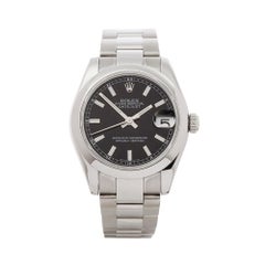 2011 Rolex Datejust Stainless Steel 178240 Wristwatch