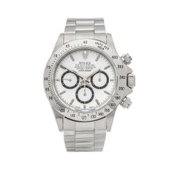 1991 Rolex Daytona Inverted 6 Chronograph Edelstahl 16520 Armbanduhr