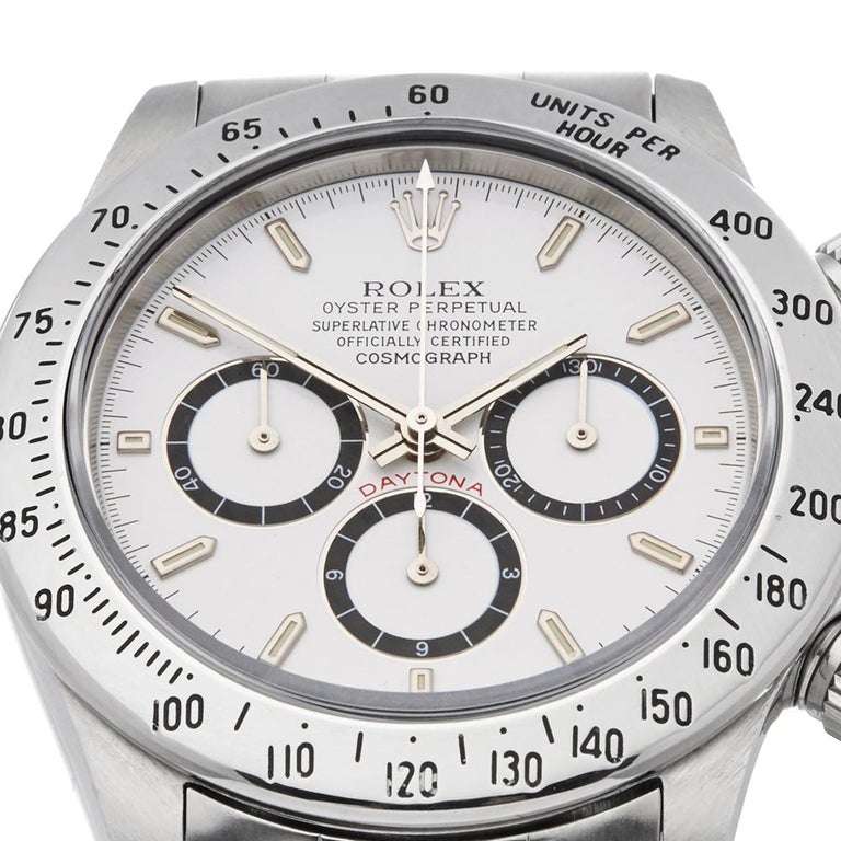 1991 Rolex Daytona Inverted 6 Chronograph Stainless Steel 16520 Wristwatch  at 1stDibs | rolex daytona 1991, rolex daytona 38mm, rolex inverted 6  meaning