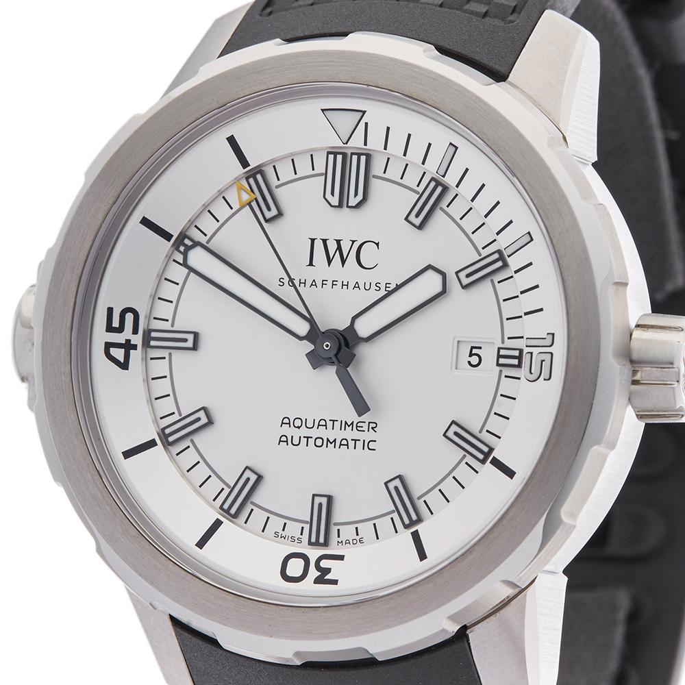 2014 IWC Aquatimer Stainless Steel IW329003 Wristwatch 2