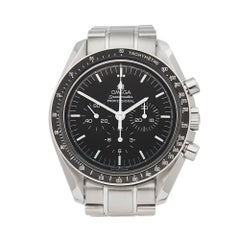 2000s Omega Speedmaster Apollo 11 Stainless Steel 35605000 Wristwatch
