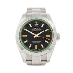 2009 Rolex Milgauss Stainless Steel 116400GV Wristwatch