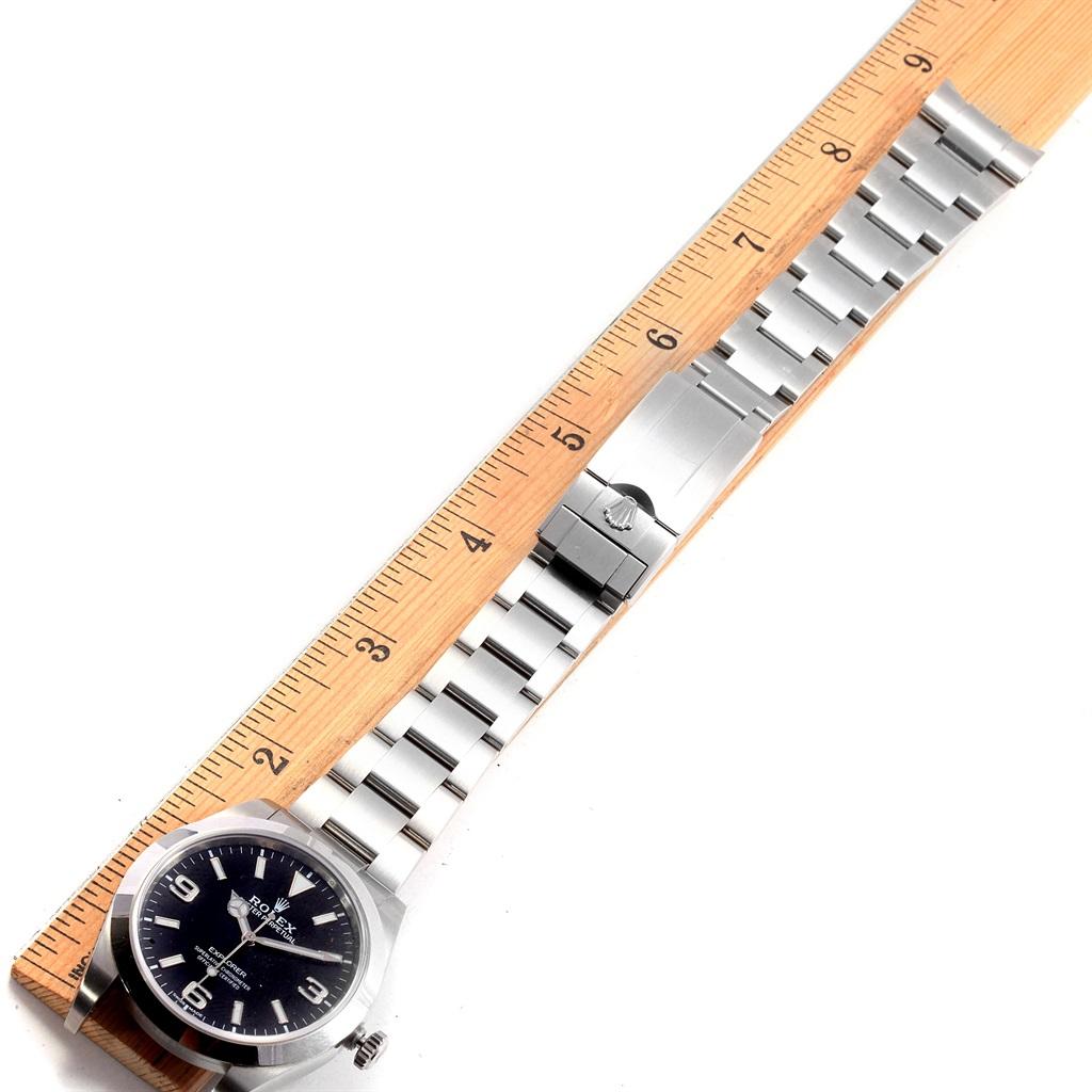 Rolex Explorer I 39 Black Dial Automatic Men’s Watch 214270 For Sale 7