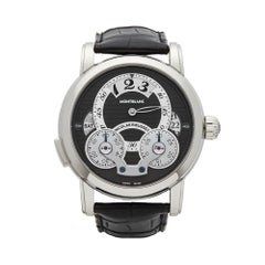 2017 Montblanc Nicolas Rieussec Rising Hours Stainless Steel 108790 Wristwatch