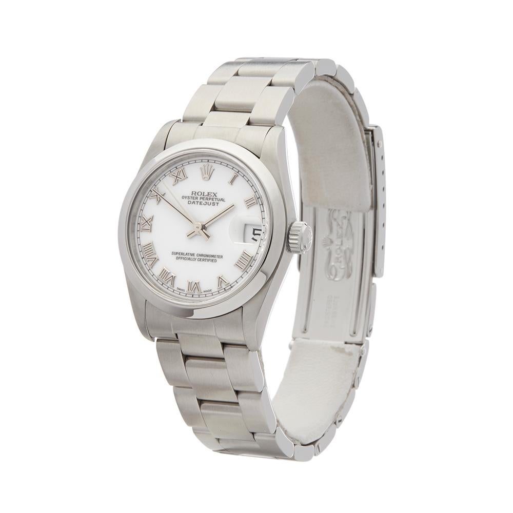 1998 Rolex Datejust Stainless Steel 68240 Wristwatch 1