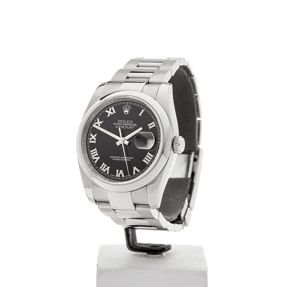 2006 Rolex Datejust Stainless Steel 116200 Wristwatch 1