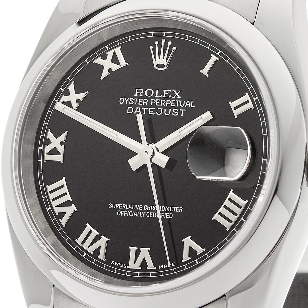 2006 Rolex Datejust Stainless Steel 116200 Wristwatch 2