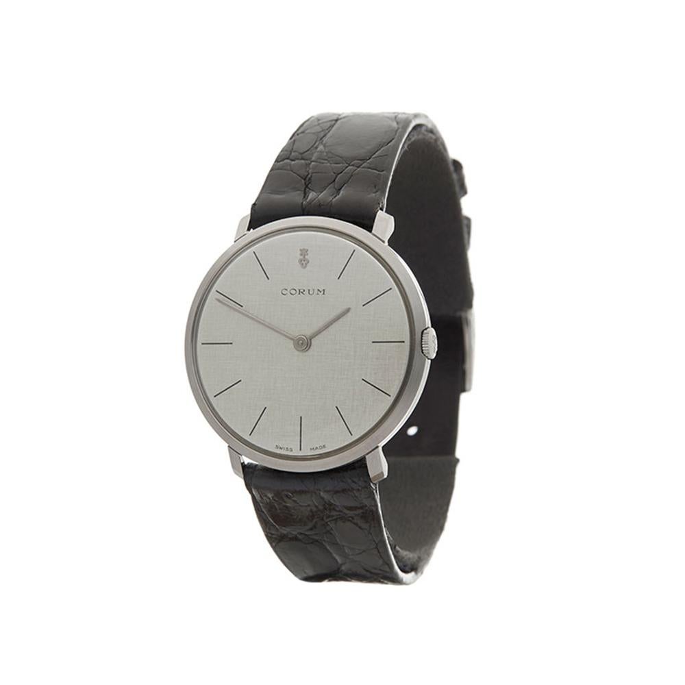 Vintage
 *
 *Complet avec : Boîte seulement datée des années 1960
 *Taille du boîtier : 34mm
 *Bracelet : cuir de lézard noir
 *Age : 1960's
 *Longueur de la lanière : Réglable jusqu'à 20 cm. Veuillez noter que nous pouvons commander des maillons de
