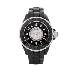 2009 Chanel J12 Diamond Ceramic H2122 Wristwatch