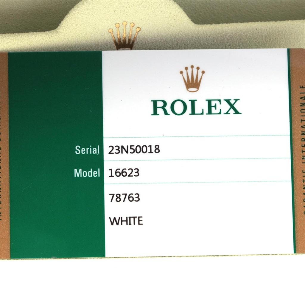 Rolex Yachtmaster 40 Steel Yellow Gold Men's Watch 16623 Box Card For Sale 8