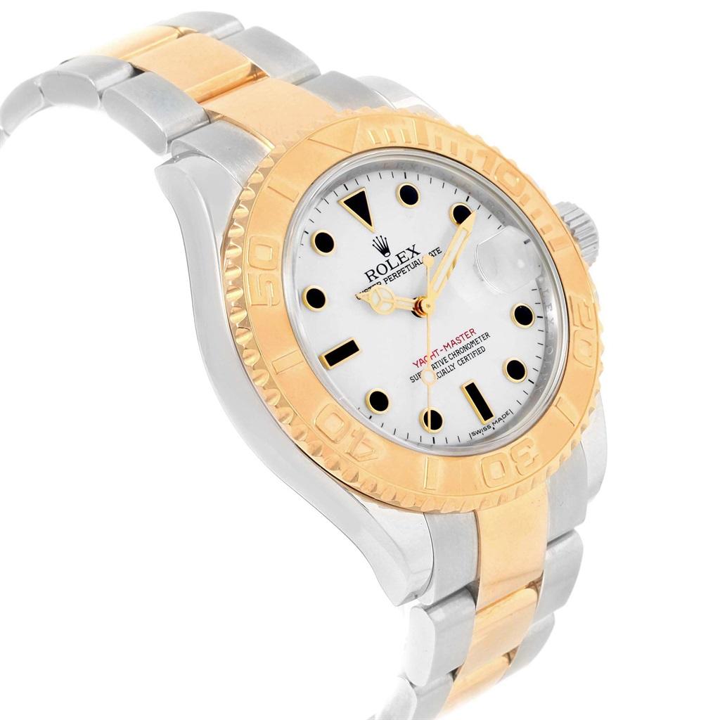 Rolex Yachtmaster 40 Steel Yellow Gold Men's Watch 16623 Box Card For Sale 5