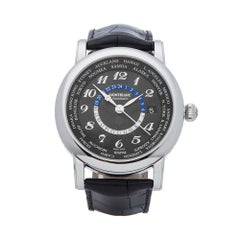 2017 Montblanc Star World-Time GMT Stainless Steel 106464 Wristwatch