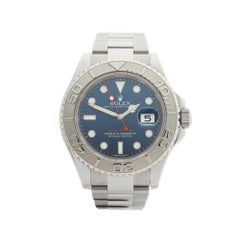 2010's Rolex Yacht-Master Rolesium Stainless Steel 116622 Wristwatch