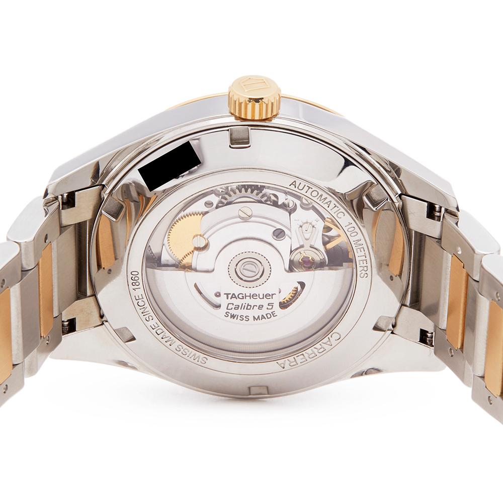 Men's 2016 Tag Heuer Carrera Steel & Yellow Gold WAR215B-1 Wristwatch