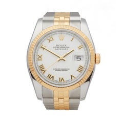 2010 Rolex Datejust Steel & Yellow Gold 116233 Wristwatch