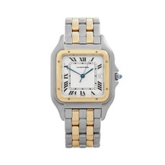 2000's Cartier Panthère Steel & Yellow Gold 8395 Wristwatch