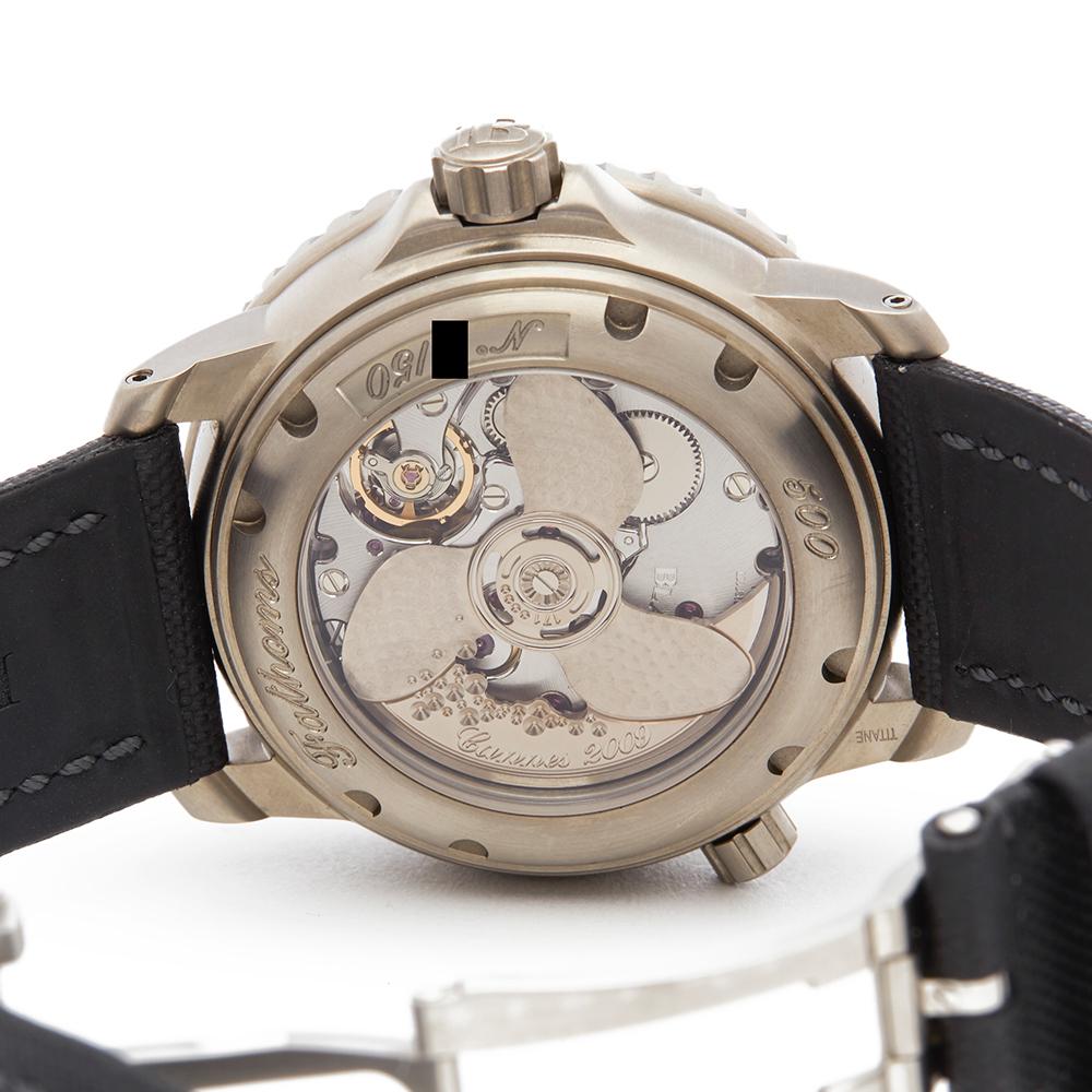 Men's 2009 Blancpain Fifty Fathoms 500 Fathoms Titanium 50015-12b34-52b Wristwatch