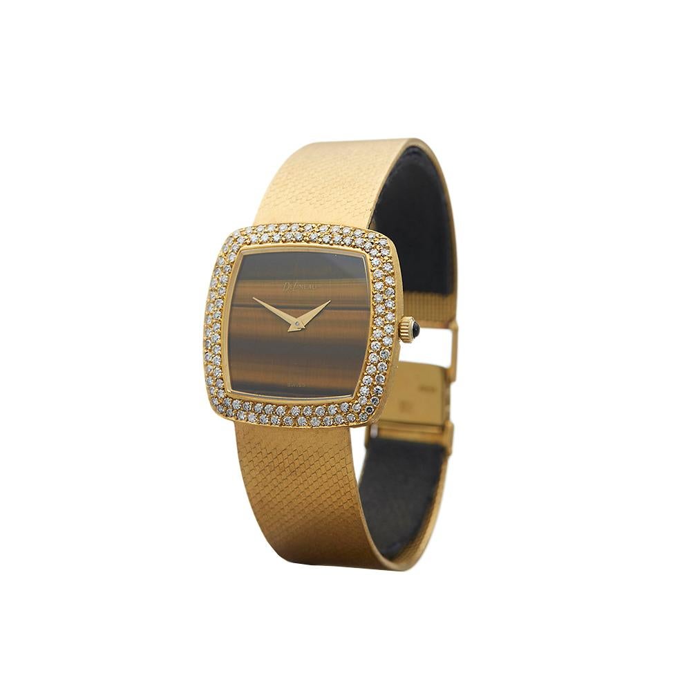 Vintage
 *
 *Complete with: Box Only dated 1980's
 *Case Size: 31mm
 *Strap: 18K Yellow Gold
 *Age: 1980's
 *Strap length: Adjustable up to 19cm. Please note we can order spare links and alternate length/colour straps if required. For a quote please