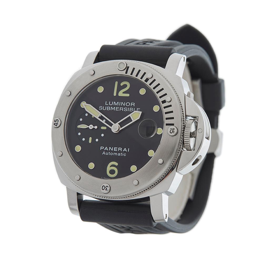 2016 Panerai Luminor Royal Navy Clearance Diver Stainless Steel Wristwatch In Excellent Condition In Bishops Stortford, Hertfordshire