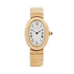 2000 Cartier Baignoire Yellow Gold W15045D8 or 1954 Wristwatch
