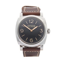 2010 Panerai Radiomir Marina Militare Stainless Steel PAM00587 Wristwatch