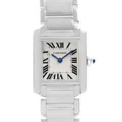 Cartier Tank Francaise White Gold Quartz Ladies Watch W50012S3