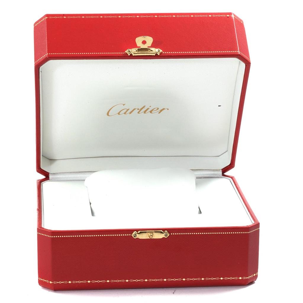Cartier Tank Francaise White Gold Quartz Ladies Watch W50012S3 For Sale 7