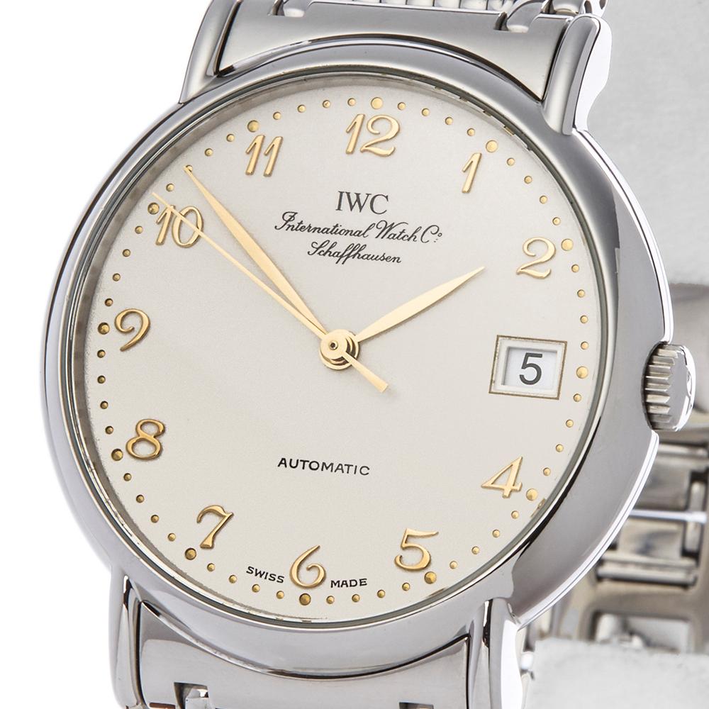 2000's IWC Portofino Stainless Steel IW3513 Wristwatch In Excellent Condition In Bishops Stortford, Hertfordshire